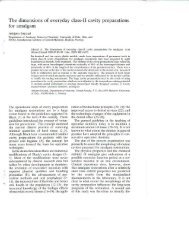 The dimensions of everyday class-II cavity preparations for amalgam