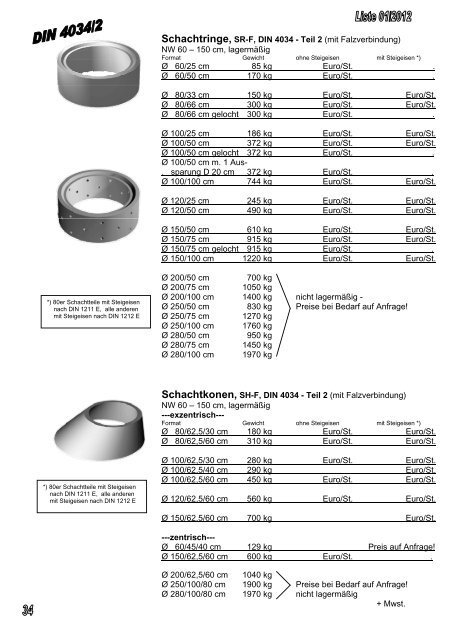 Din 4034 Schächte | Schachtkonen, Schachtringe, Schachtaufbauten – QCUJPI