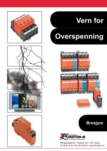 Brosjyre-overspenningsvern - Sivilingeniør JF Knudtzen AS