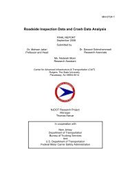 ROADSIDE INSPECTION DATA AND CRASH DATA ANALYSIS - CAIT