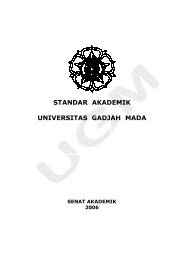 Standar Akademik - Kantor Jaminan Mutu - Universitas Gadjah Mada