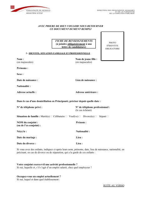 PDF fiche de renseignement élève PDF Télécharger Download