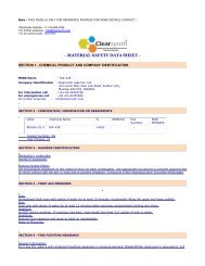 TAK-438-Material Safety Datasheet - clearsynth