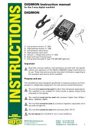 DIGIMON Instruction manual DIGIMON - Refco Manufacturing Ltd.