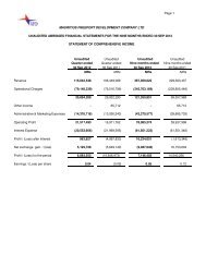 MAURITIUS FREEPORT DEVELOPMENT ... - Investing In Africa