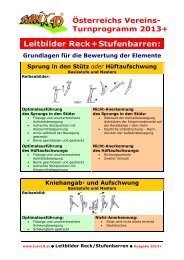 Leitbilder Reck+Stufenbarren: - Turn10