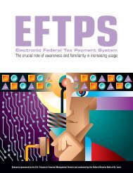 EFTPS - Financial Management Service - Department of the Treasury