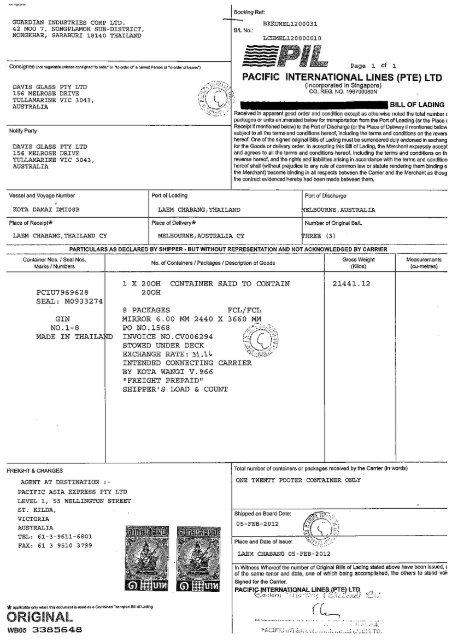 GUARDIAN INDUSTRIES CORP LTD. 42 M00 '7, NONGPLAMOH ...