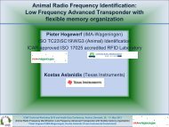 Hogewerf, P. H. Animal Radio Frequency Identification - ICAR