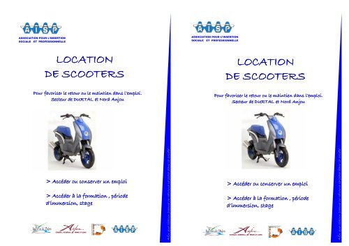 plaquette MOBILITE AISP 49 - CG49 - Insertion