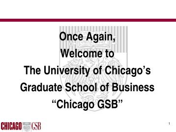 The University of Chicago