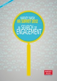In search of engagement - Harvey Nash