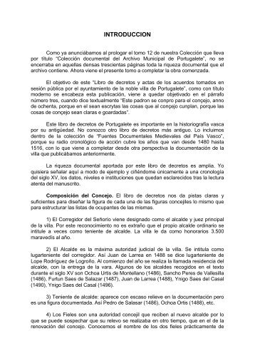 Libro de Decretos y Actas de Portugalete (1480-1516). IN: Libro de ...