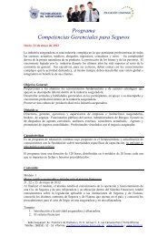 Programa Competencias Gerenciales para Seguros