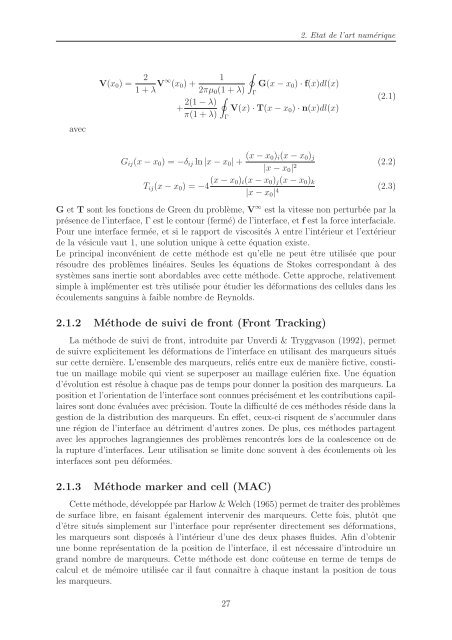 Simulation numÃ©rique du mouvement et de la dÃ©formation des ...