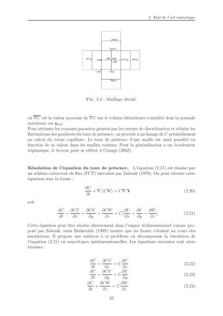 Simulation numÃ©rique du mouvement et de la dÃ©formation des ...