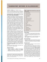 LABORATORY METHODS IN ALLERGOLOGY