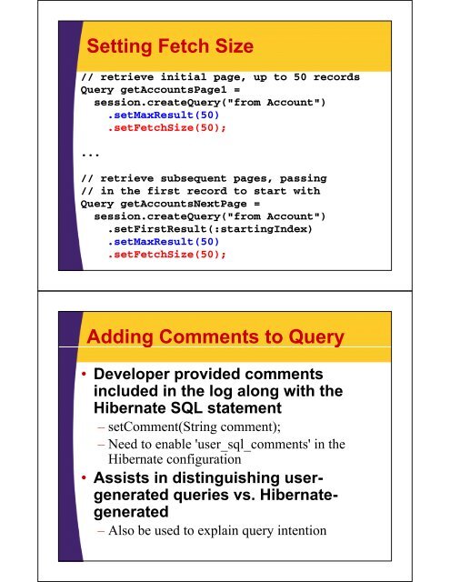 Hibernate Query Language Hibernate Query Language and Native