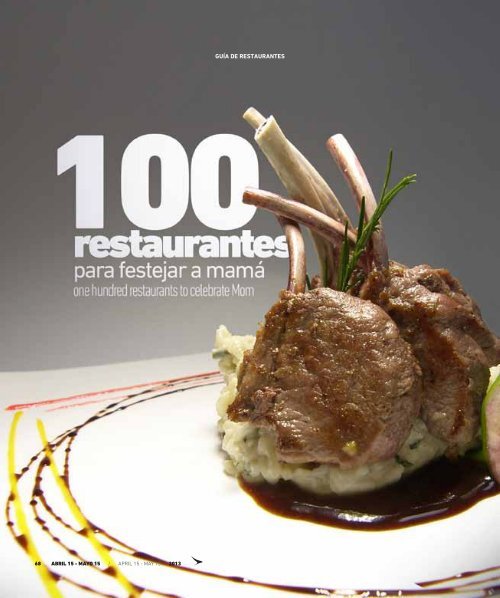 100 restaurantes para festejar a mamÃ¡ - Abordo.com.ec