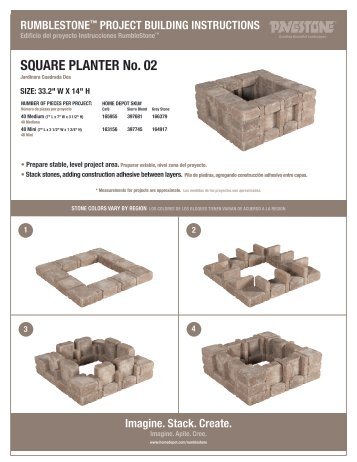 SQUARE PLANTER No. 02 - Pavestone