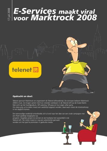 E-Services maakt viral voor Marktrock 2008 - Telenet