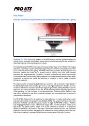 Press Release Pro-Lite's Near-Field Goniophotometer to Aid the ...