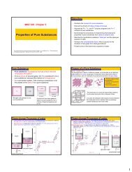 Properties of Pure Substances p - CEMR