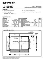 LQ10D367 Color TFT-LCD Module Datasheet