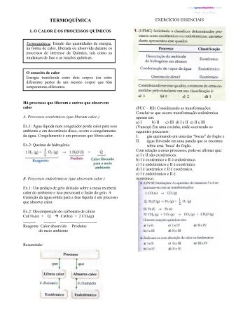 TERMOQUÍMICA