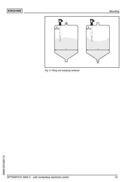 OPTISWITCH 3300 C with contacless electronic switch - Fagerberg