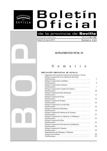 BOP Nº 103 SUPL 15 0505/12 - Opaef