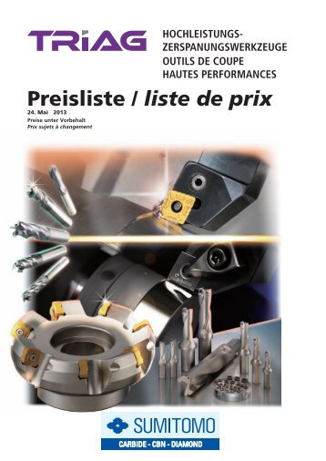 Tarifs Sumitomo actuels (PDF) - TRIAG AG