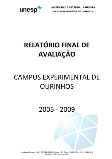 Relatório 2005/2009 - UNESP