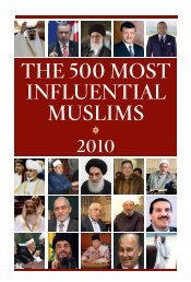 THE 500 MOST INFLUENTIAL MUSLIMS - CESD