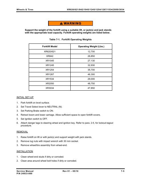 Download complete manual - pdf - Xtreme Manufacturing