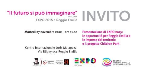 Scarica l'invito - Reggio Children