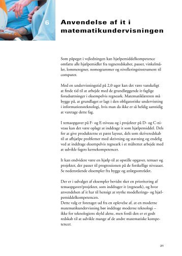 6 Anvendelse af it i matematikundervisningen