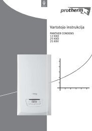 Vartotojo instrukcija - katilai