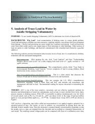 5. Analysis of Trace Lead in Water by Anodic Stripping Voltammetry ...