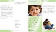 Your baby's speech and language skills from birth to 30 ... - Ontario.ca