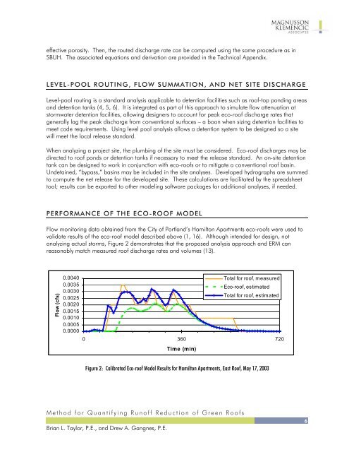 Brian L. Taylor, P.E., and Drew A. Gangnes, P.E. - Green Roofs for ...
