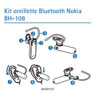 Kit oreillette Bluetooth Nokia BH-108 - Parlez rabais