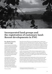 Incorporated land groups and the registration of ... - milda - Aid/Watch