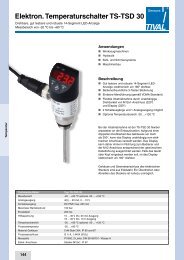 Temperature transmitter TS-TT - TIVAL Sensors GmbH