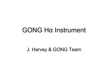 GONG Hα Instrument