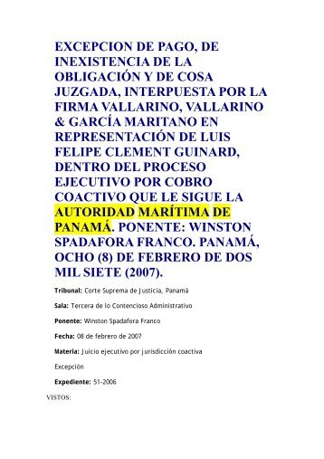 Luis Clement - Autoridad MarÃ­tima de PanamÃ¡