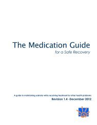 The Medication Guide for a Safe Recovery