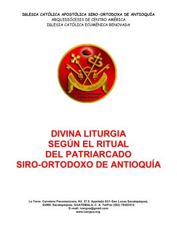 divina liturgia - icergua