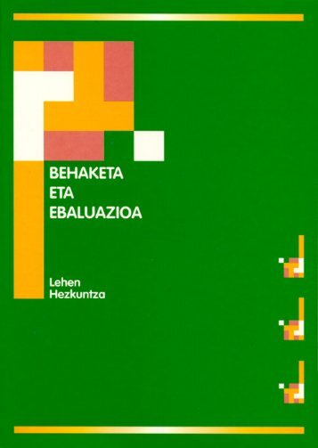 Behaketa eta Ebaluazioa. Lehen Hezkuntza - Navarra - Gobierno de ...