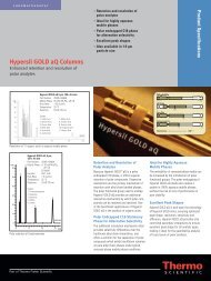 Hypersil GOLD aQ Columns - CTR Scientific